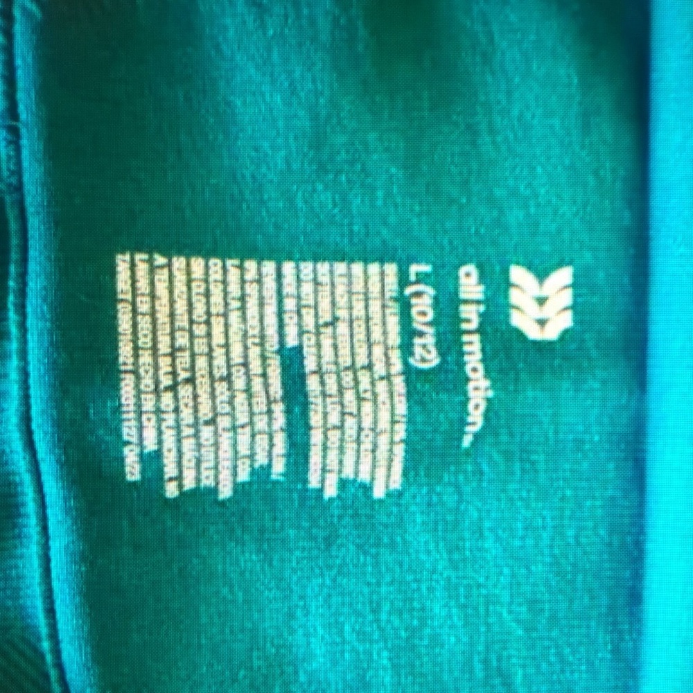 Teal racer blue girls tank top - Picture 3 of 4